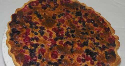 Tarte aux fruits rouges