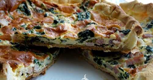 Tarte Epinards / Bacon