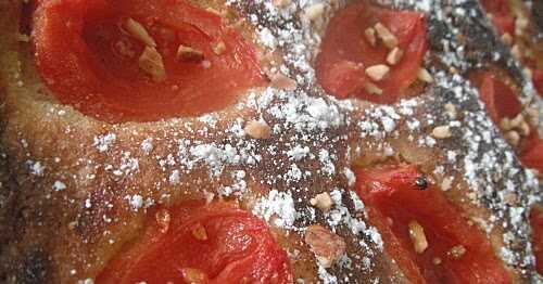 Tarte Fine Sucrée à la Tomate