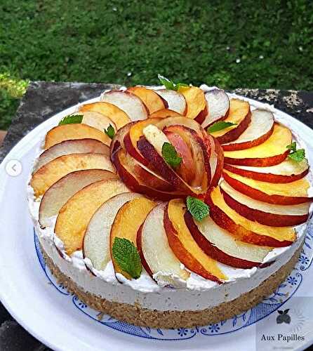 Cheesecake aux nectarines