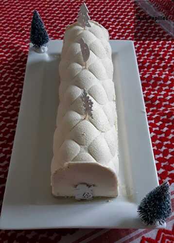 Bûche toute blanche