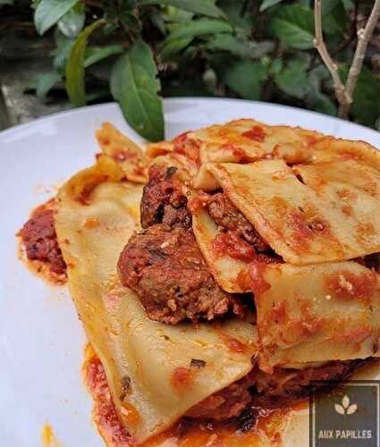 Lasagnes de boulettes de boeuf