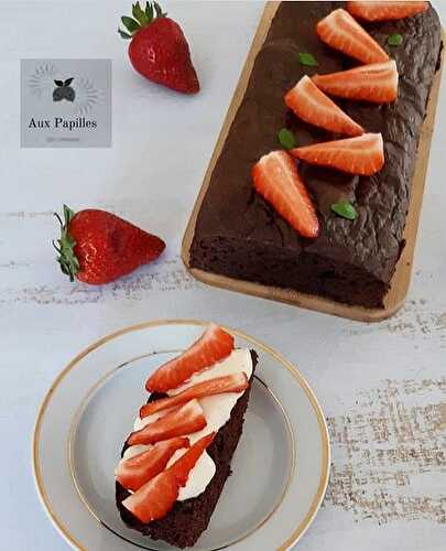 Gâteau au chocolat / fraise