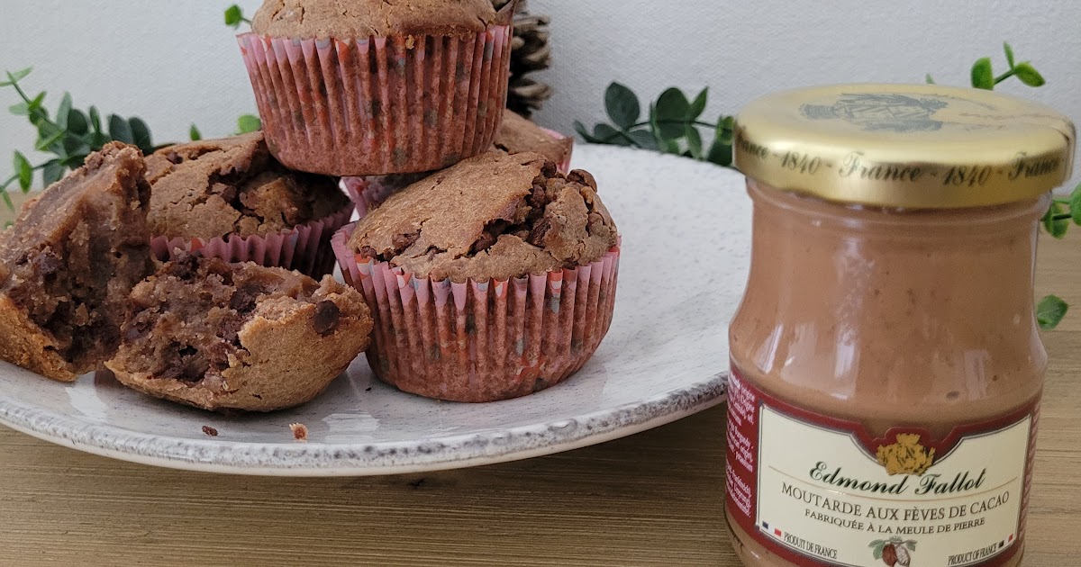 Muffins Moutarde à la fève de cacao