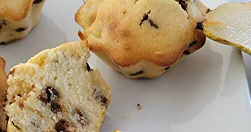 Muffins Choco / Poires