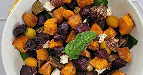 Salade de légumes rôtis