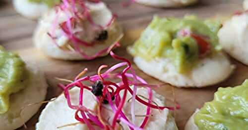 Canapés version blinis