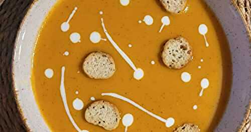 Soupe de légumes rôtis