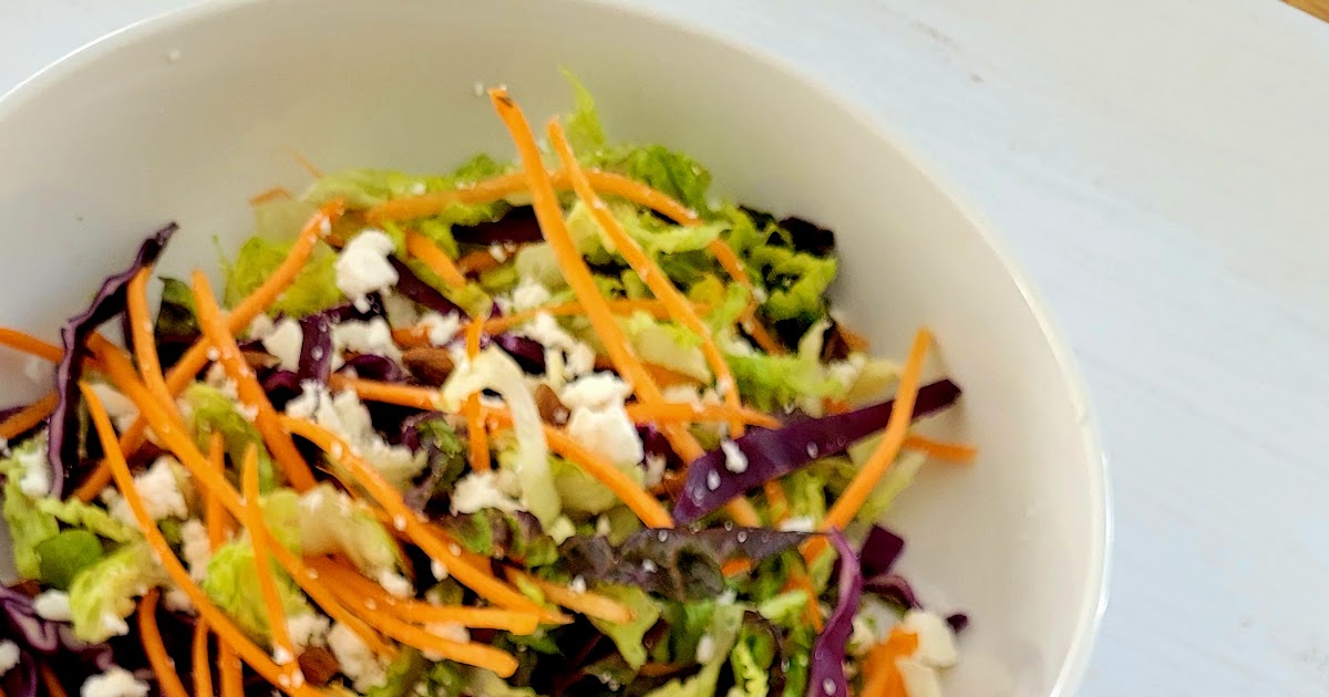 Salade croquante colorée