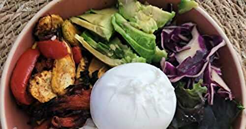 Salade avec reste de Fajitas
