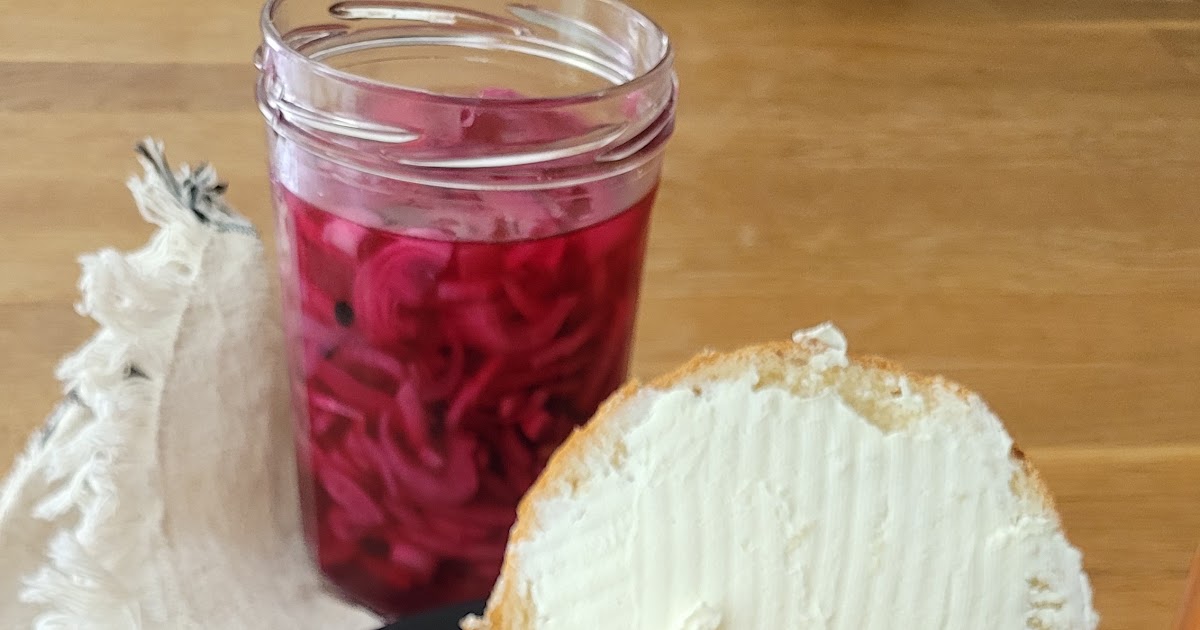 Pickles d'oignons rouges