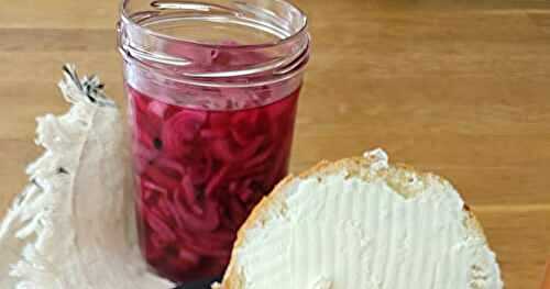 Pickles d'oignons rouges
