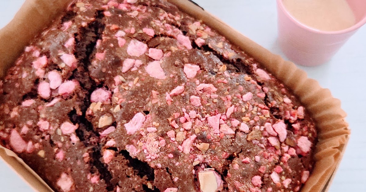 Gâteau choco / pralines roses