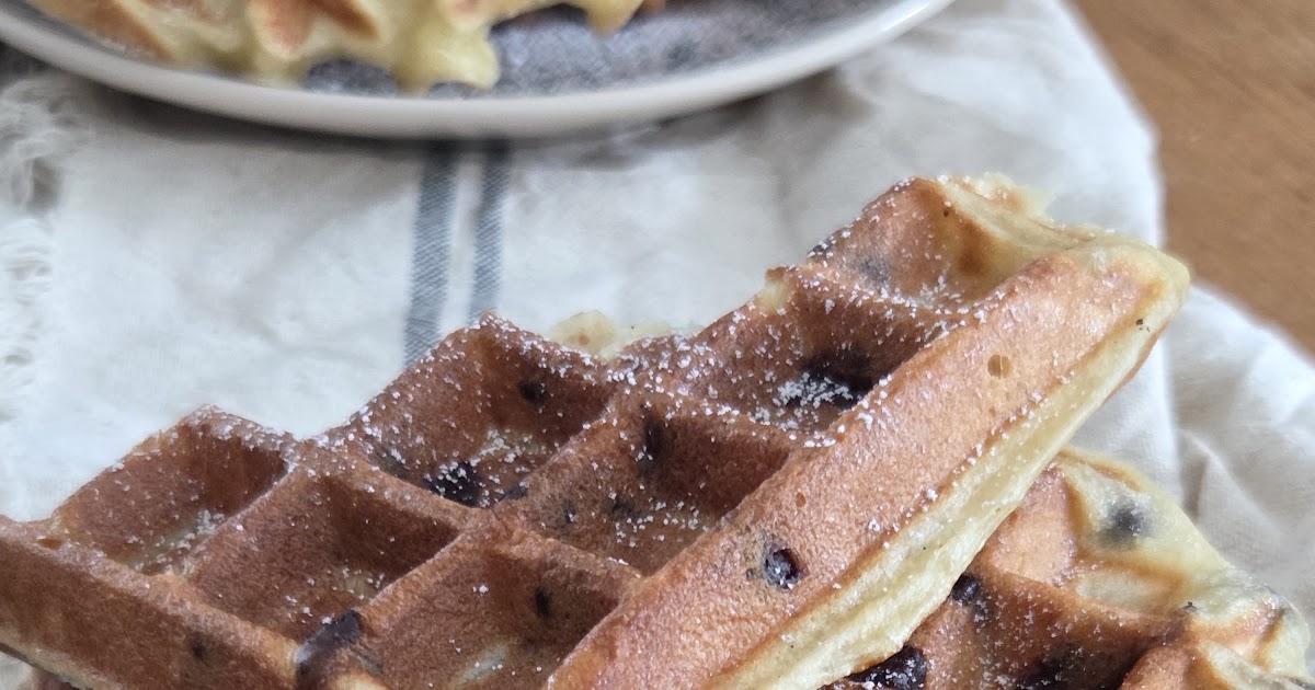 Gaufres aux pépites de chocolat