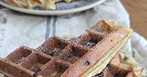 Gaufres aux pépites de chocolat
