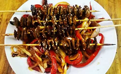 Brochettes Teriyaki (végétaliennes)