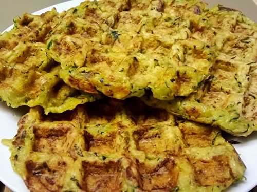 Gaufres de courgettes au cumin