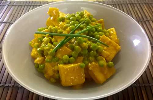 Matar « paneer »