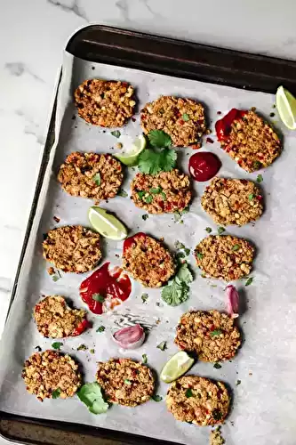 CROQUETTES AUX POIS CHICHES ET LÉGUMES