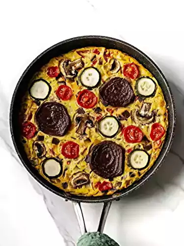 FRITTATA VEGAN AUX LÉGUMES