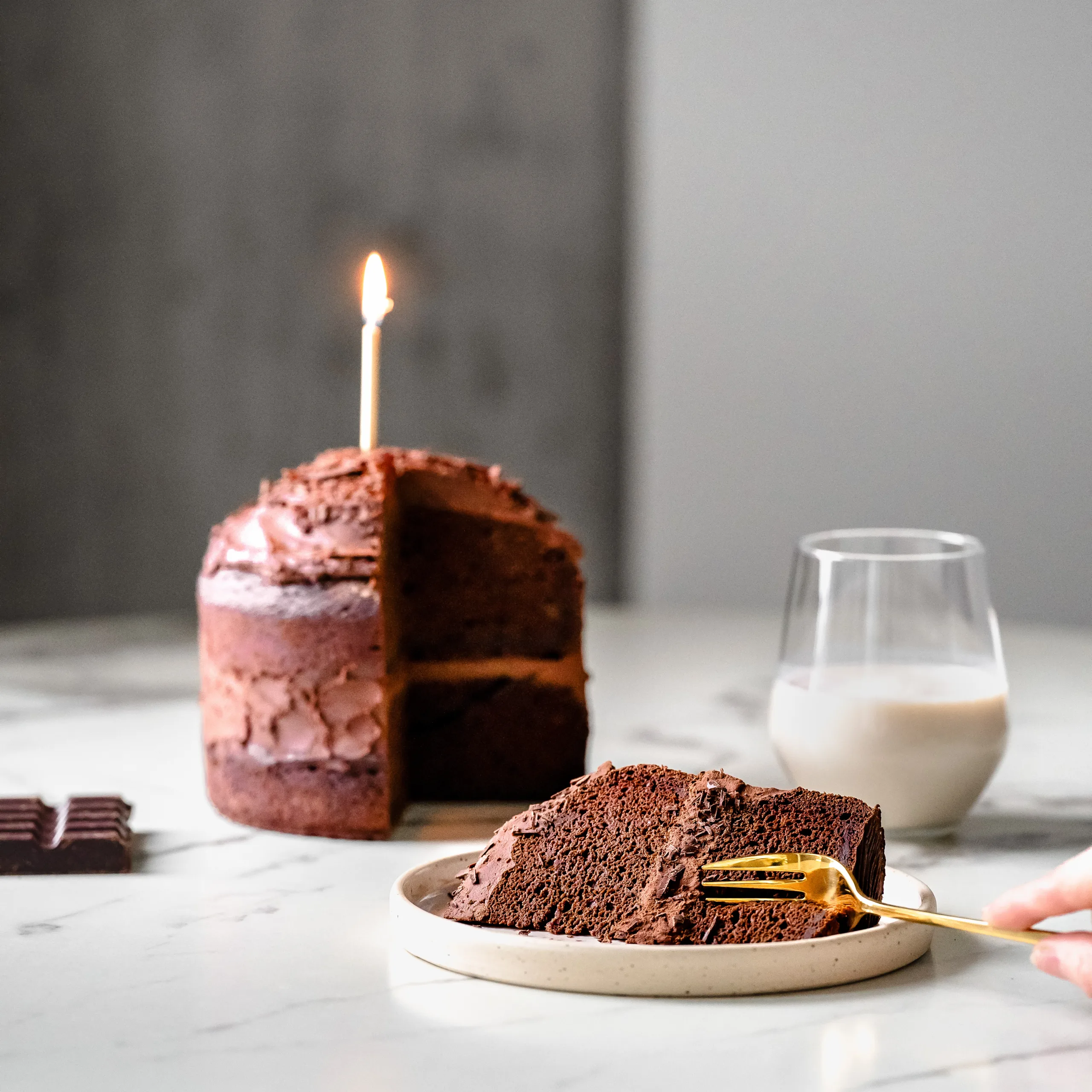 GÂTEAU DE FÊTE AU CHOCOLAT (PLUS) SANTÉ