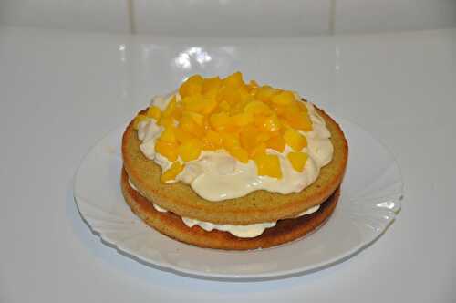 Biscuit Moelleux à la Mangue et au Mascarpone