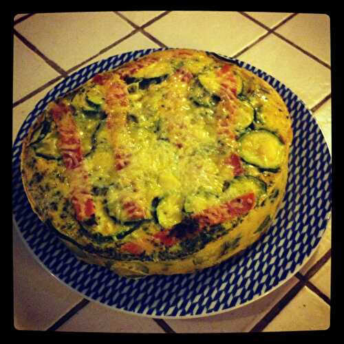 Clafoutis aux Courgettes et au Jambon