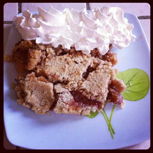 Crumble à la Rhubarbe