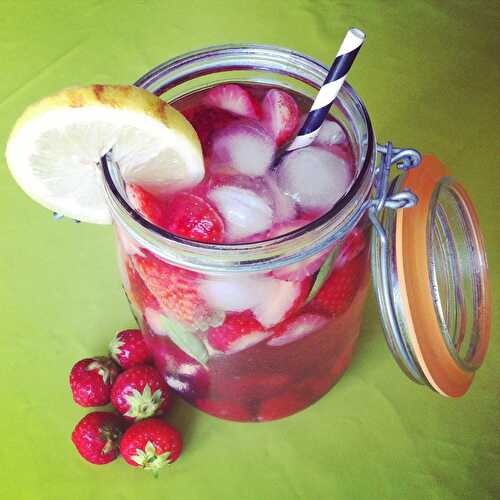 Detox Water ~ Fruits rouges, Citron et Basilic