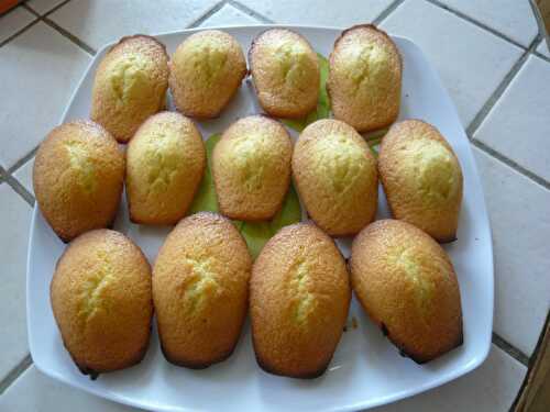 Madeleines au citron