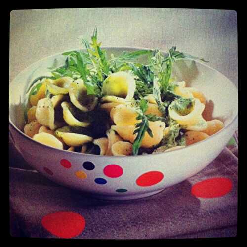 Orecchiette à la crème de Roquette