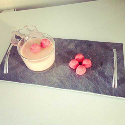 Panna Cotta aux Fraises Tagada