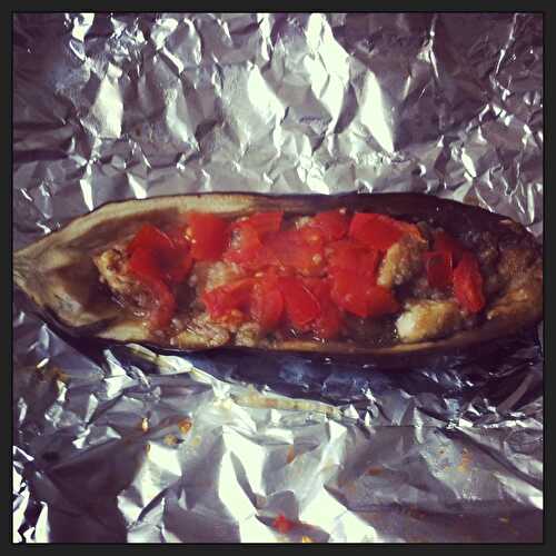 Papillotes d'Aubergines à la Tomate