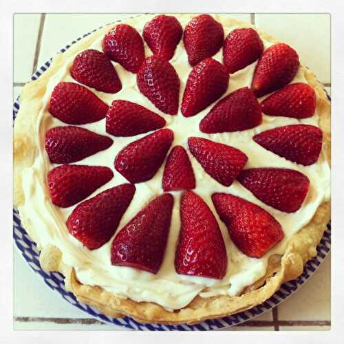 Tarte aux Fraises et à la Mascarpone