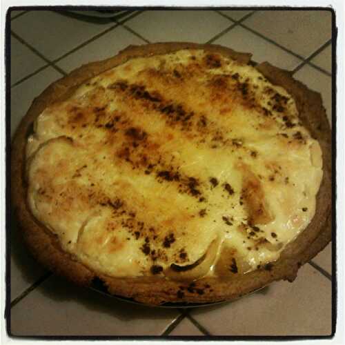 Tarte aux oignons caramélisés et au fenouil