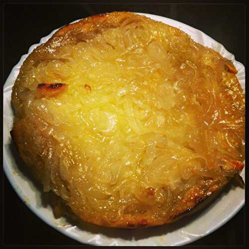 Tarte Tatin au Chèvre et aux Oignons
