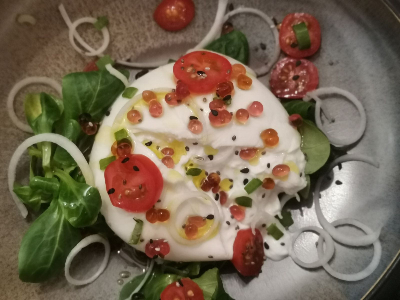 Burrata perlée - Bienvenue au bal des saveurs