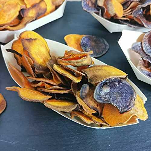 Chips de patate douce & vitelotte - Bienvenue au bal des saveurs