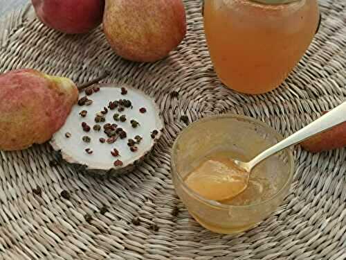 Confiture poire & Sichuan - Bienvenue au bal des saveurs