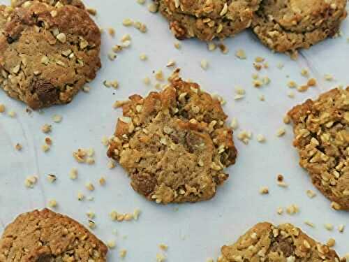 Cookies moelleux noisettes/chocolat - Bienvenue au bal des saveurs