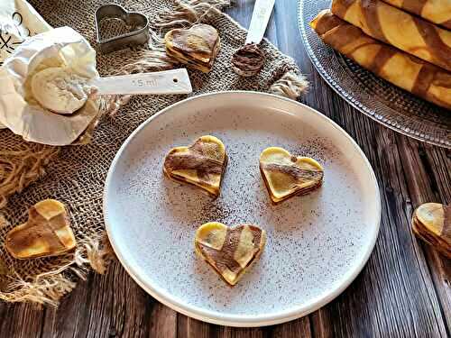 Crêpes cœur bicolore au Nutella  - Bienvenue au bal des saveurs