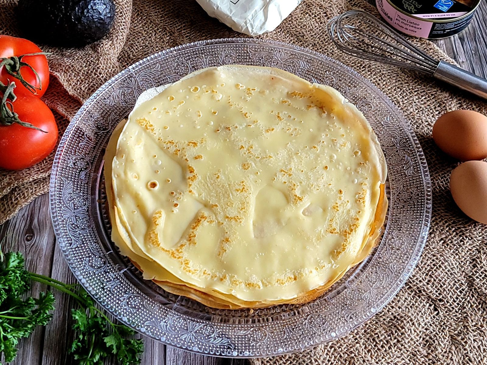 Crêpes salées au Thermomix - Bienvenue au bal des saveurs