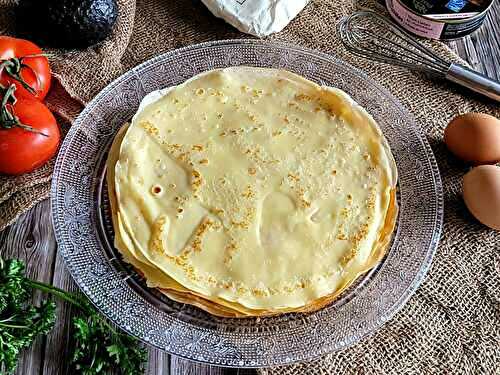 Crêpes salées au Thermomix - Bienvenue au bal des saveurs