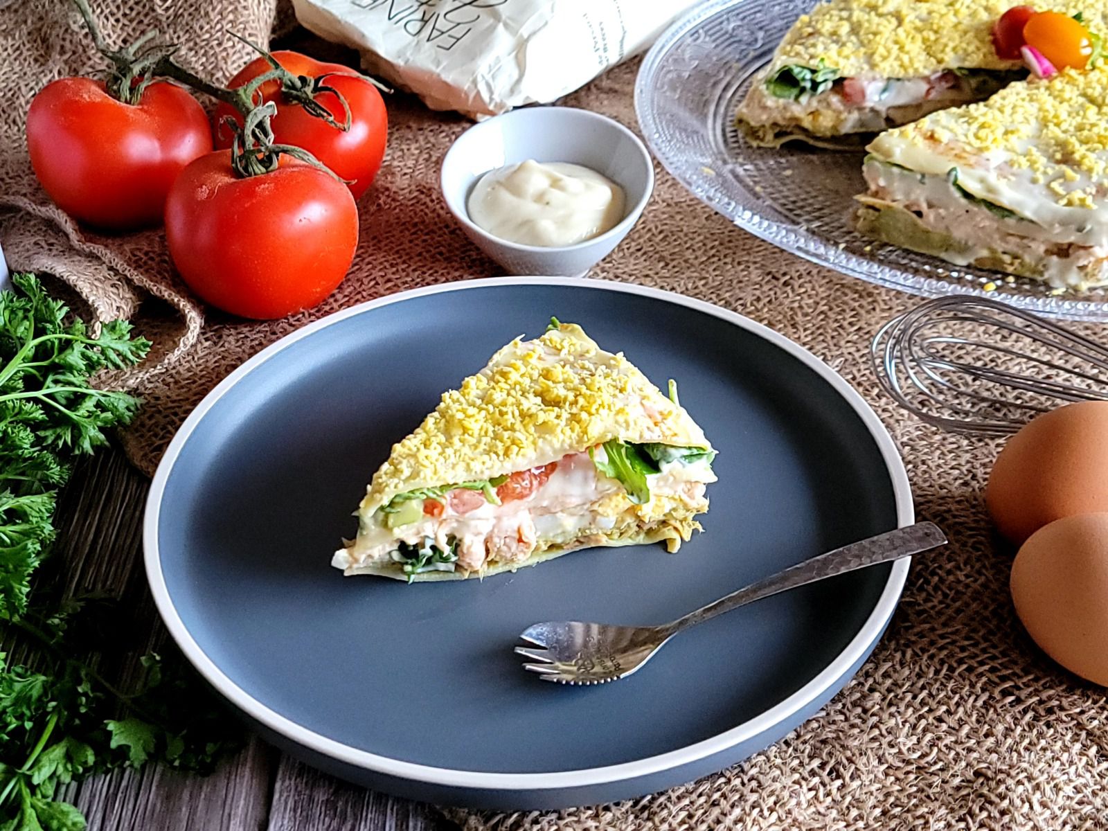 Gâteau de crêpes de la mer - Bienvenue au bal des saveurs