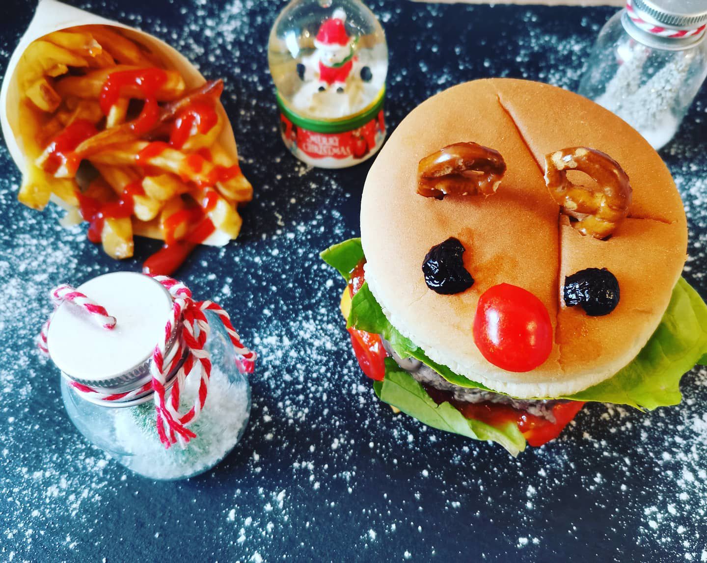 Hamburger renne de noël - Bienvenue au bal des saveurs