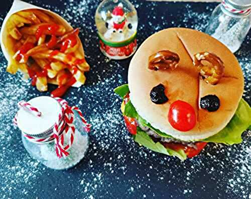 Hamburger renne de noël - Bienvenue au bal des saveurs