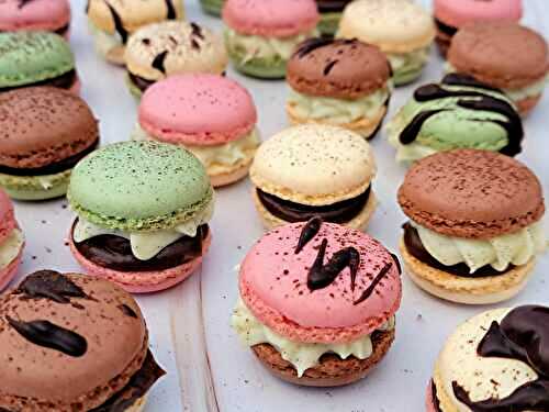 Macarons bicolore 