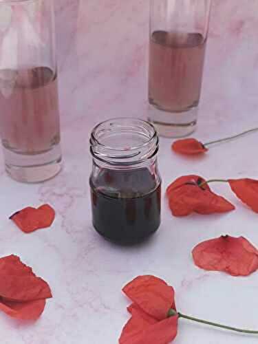 Sirop de coquelicot - Bienvenue au bal des saveurs