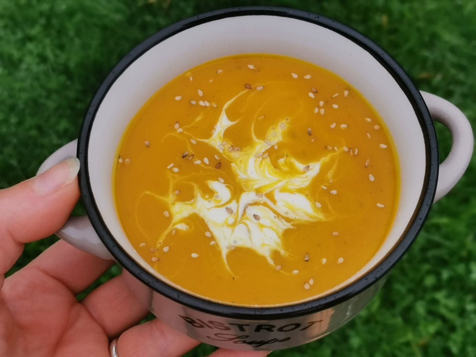 Soupe buttercup au Thermomix - Bienvenue au bal des saveurs