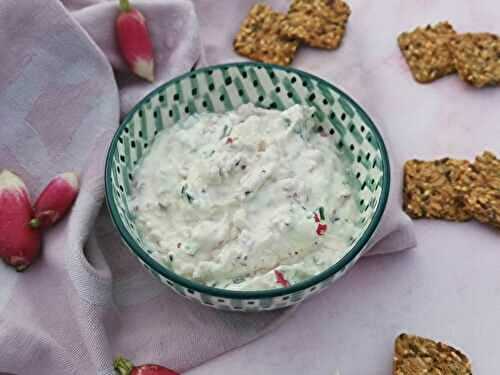 Tartinade de radis et fromage frais - Bienvenue au bal des saveurs